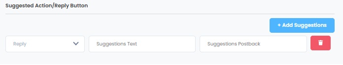 RCS Template- add a Reply button