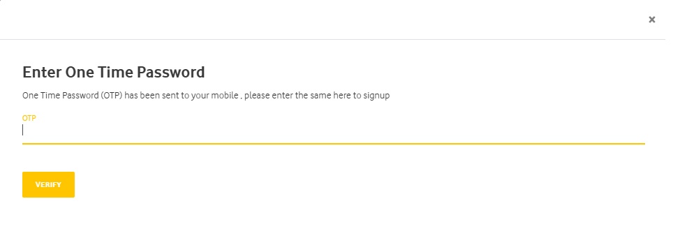Image Shows Mobile Number Confirmation on Vilpower DLT Platform : Authkey’s DLT Help Center